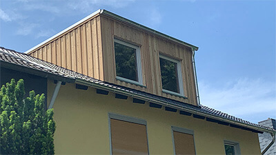Erstellen einer Gaube in vorhandenen Dachstuhl